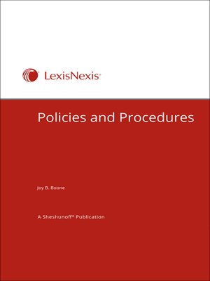 cover image of Policies and Procedures